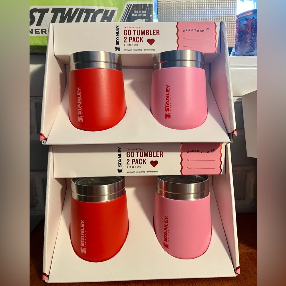 Stanley 10oz valentines tumblers